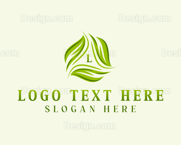 Sustainable Botanical Leaves Logo