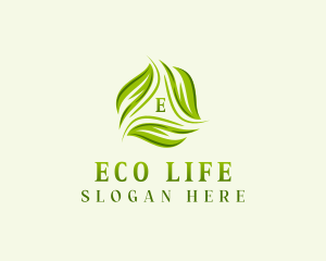 Sustainable Botanical Leaves logo design