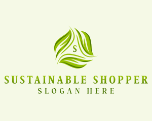 Sustainable Botanical Leaves logo design