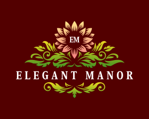 Elegant Dahlia Flower logo design