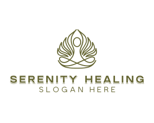 Leaf Healing Relaxation logo design