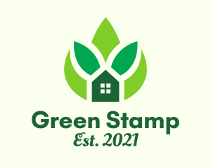 Green House Real Estate logo design