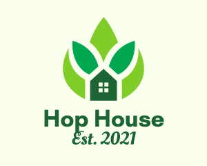 Green House Real Estate logo design