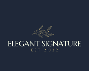 Simple Elegant Wordmark logo design