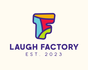 Fun Puzzle Letter F logo