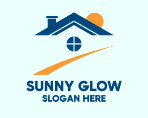 Sunny House For Sale logo design