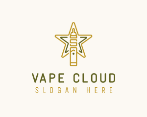 Star Vape E-Cigarette logo design