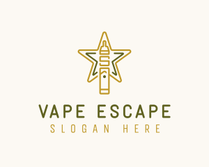 Star Vape E-Cigarette logo design