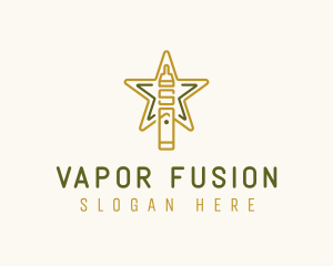 Star Vape E-Cigarette logo design