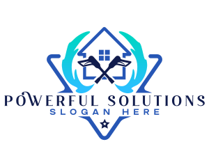 Home Power Cleaning logo design