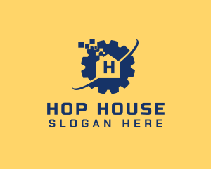 Mechanical House Gear logo design