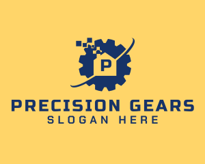 Mechanical House Gear logo design