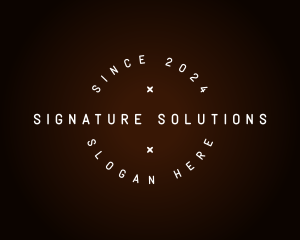 Minimalist Hipster Brand logo