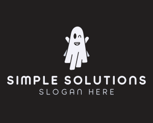 Ghost Halloween Costume Logo