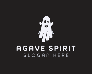 Ghost Halloween Costume logo design