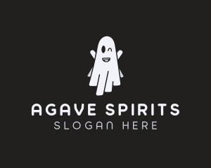 Ghost Halloween Costume logo design