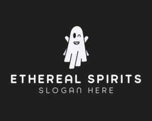 Ghost Halloween Costume logo design