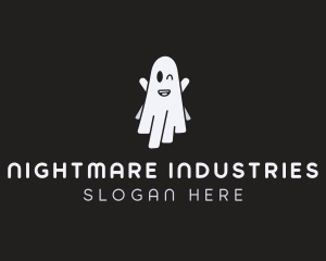 Ghost Halloween Costume logo design