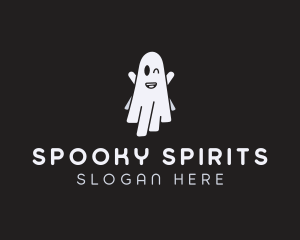 Ghost Halloween Costume logo design