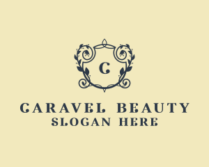 Floral Shield Boutique logo design