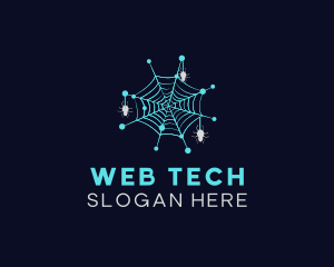 Spider Network Web logo design