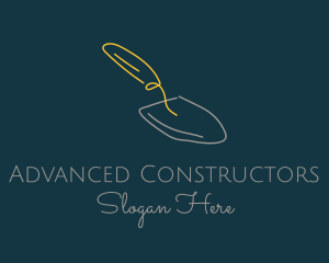 Gardening Shovel Trowel logo design