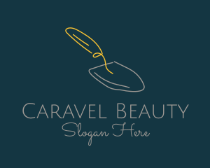 Gardening Shovel Trowel logo design