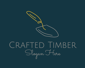 Gardening Shovel Trowel logo design