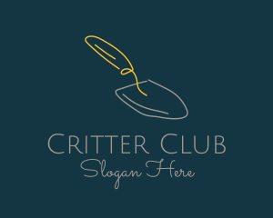 Gardening Shovel Trowel logo design