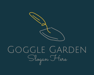 Gardening Shovel Trowel logo design