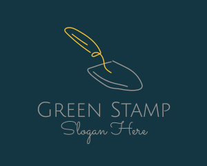 Gardening Shovel Trowel logo design