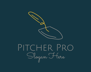 Gardening Shovel Trowel logo design