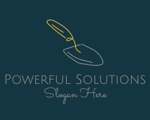 Gardening Shovel Trowel logo design