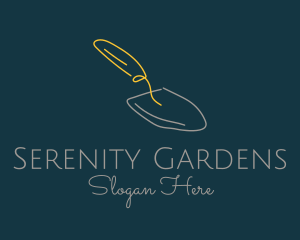 Gardening Shovel Trowel logo design