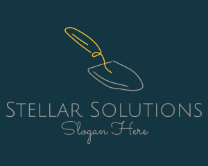 Gardening Shovel Trowel logo design