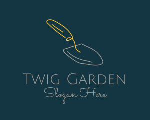 Gardening Shovel Trowel logo design