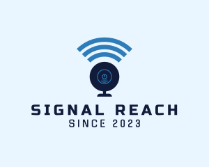 Webcam WiFi Signal  logo design