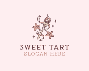 Cookie Star Sweets logo design