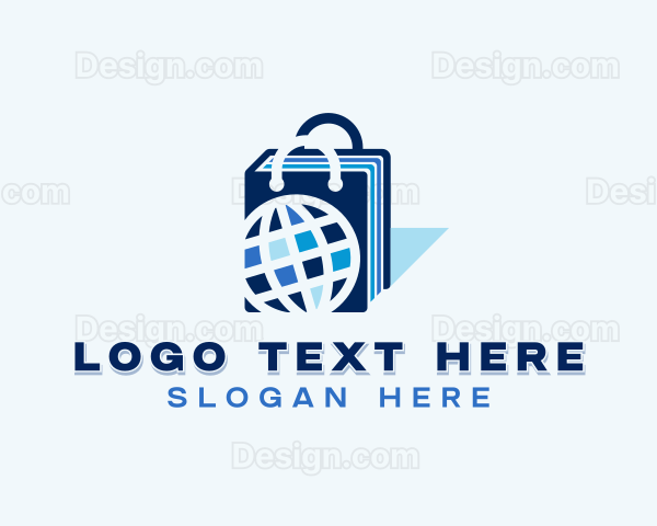 E-commerce Shopping Bag Logo