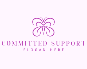 Feminine Wellness Butterfly logo design