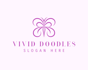 Feminine Wellness Butterfly logo design