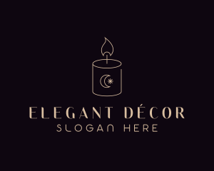 Spa Candle Decor  logo design