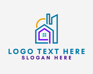 Colorful Building Property  logo