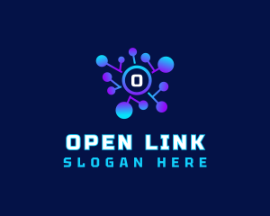 Cyber Digital Link logo design