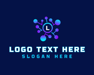 Sharing - Digital Networking Link logo design
