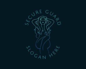 Seductive Female Nude Logo