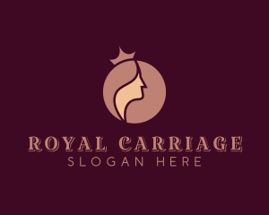 Royal Queen Crown  logo design