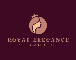 Royal Queen Crown  logo design