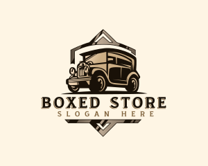 Retro Car Detailing logo design