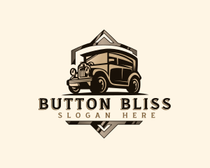 Retro Car Detailing logo design